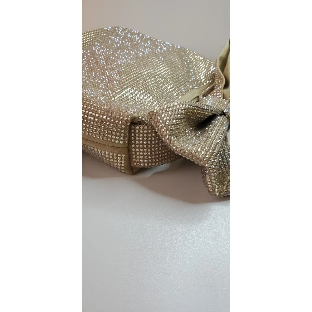 Rhinestone Bow Clutch Hobo Bag for Women Evening Handbag‎